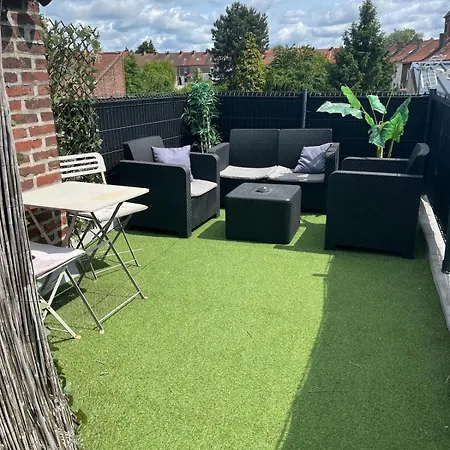 Le Roof Terrasse Bethunois - Duplex Centre - Confort Apartment *