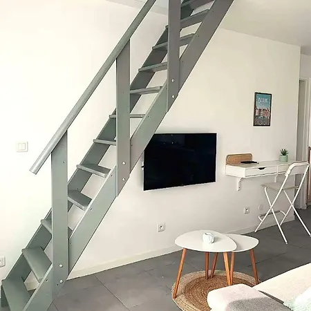 Daire Le Roof Terrasse Bethunois - Duplex Centre - Confort *